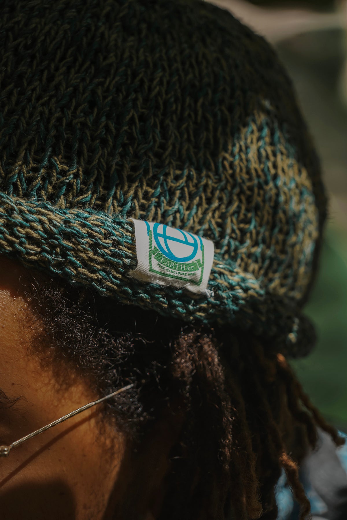 Hemp short brim beanie