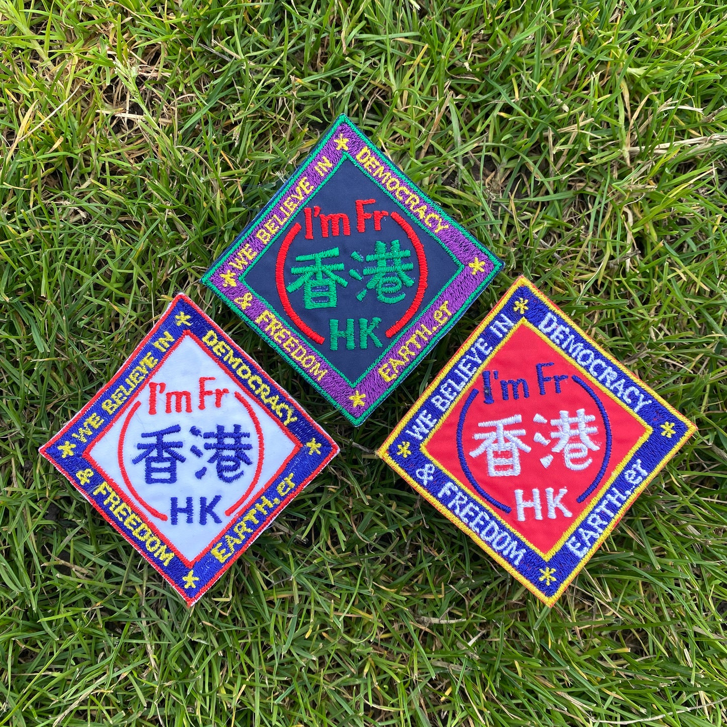 HONG KONG diamond Patch