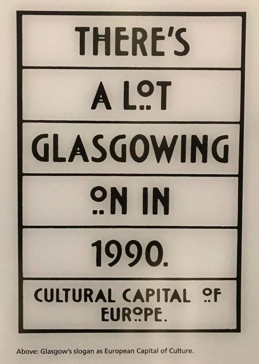 Glasgow Slogan patch