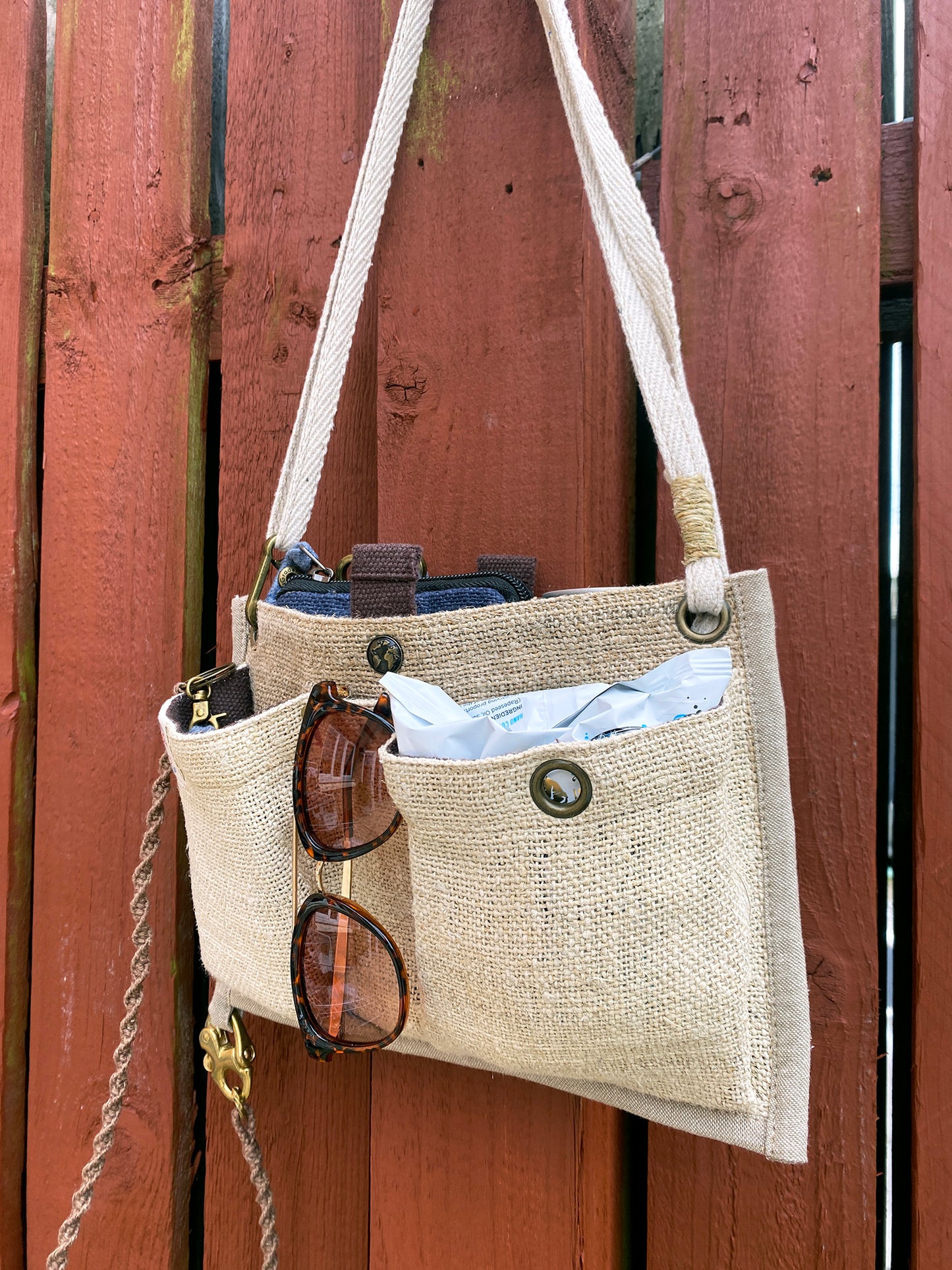 Hemp 2-way Holiday Bag