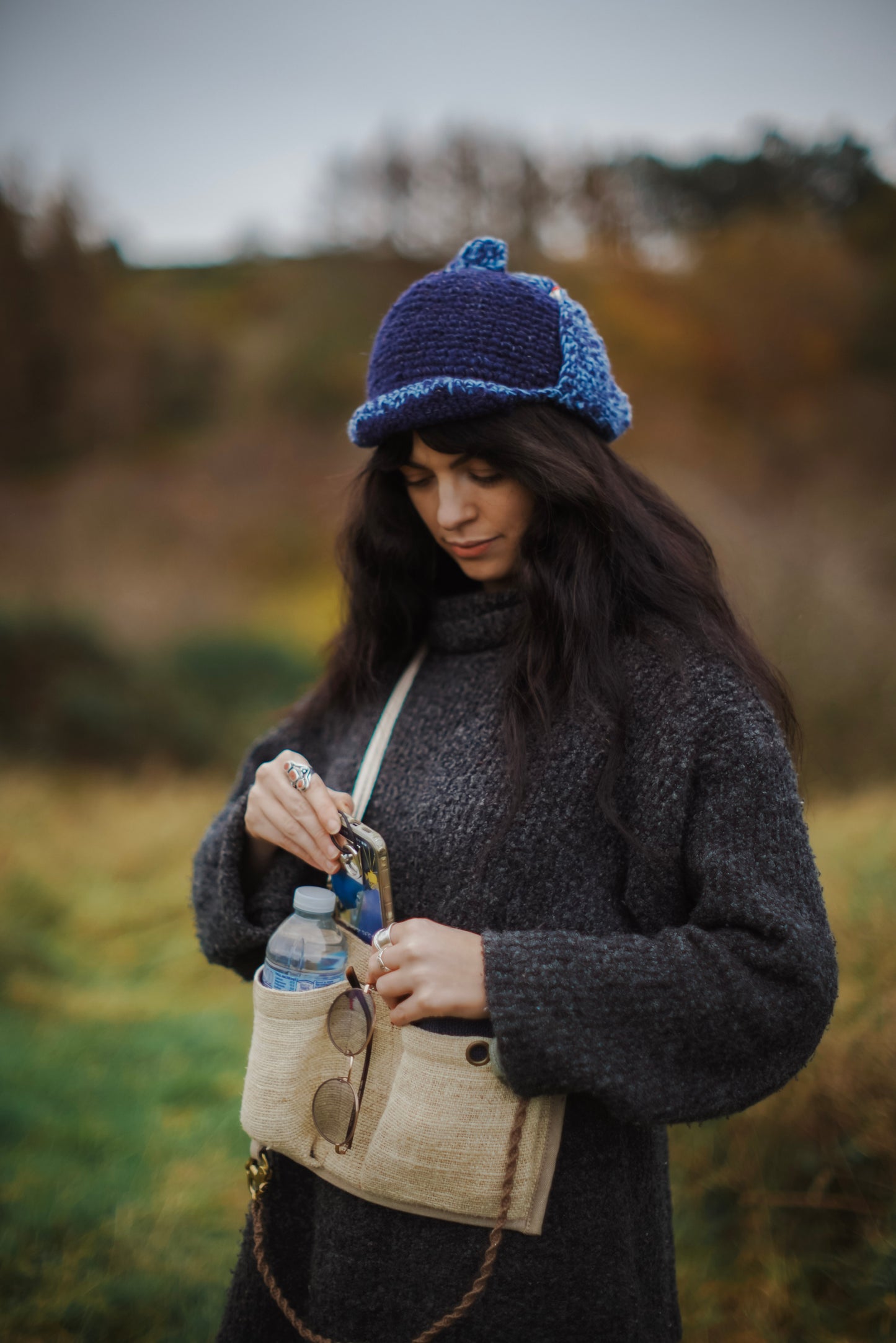 Hemp Woollen Pilot Cap