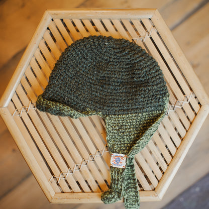 Hemp Woollen Pilot Cap