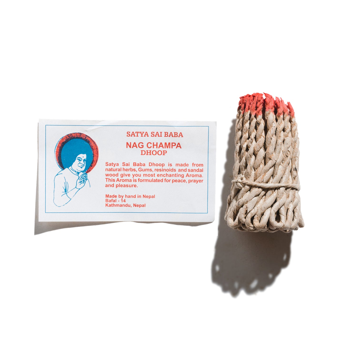 Nepali NAG CHAMPA rope paper incense