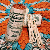 Nepali LEMONGRASS rope paper incense